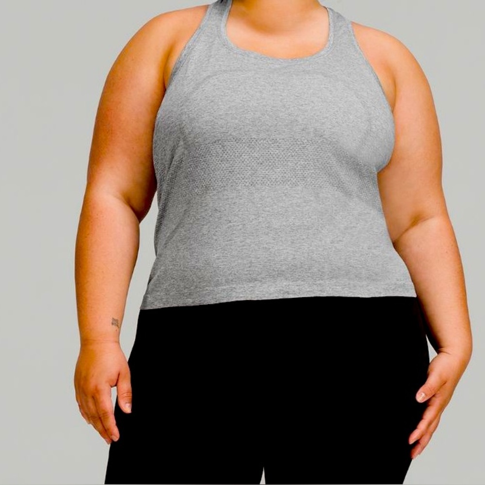 Gray Sleeveless Tank Top